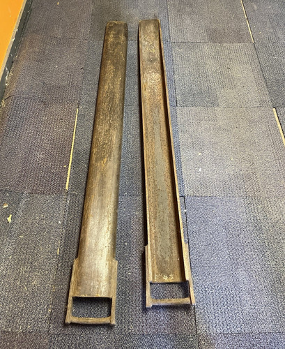 Pair steel forklift fork - forklift,
